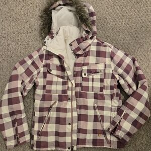 Burton Purple and White Label Jacket